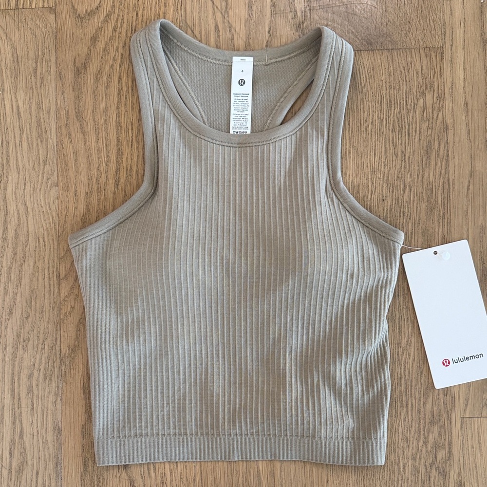 Ebb to Street Cropped Racerback Tank